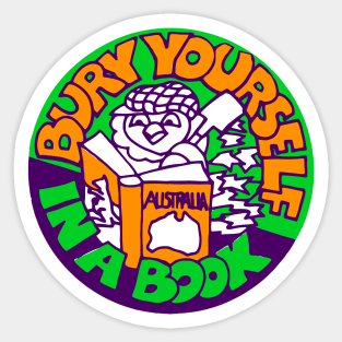 Bury Yourself in a Book Sticker